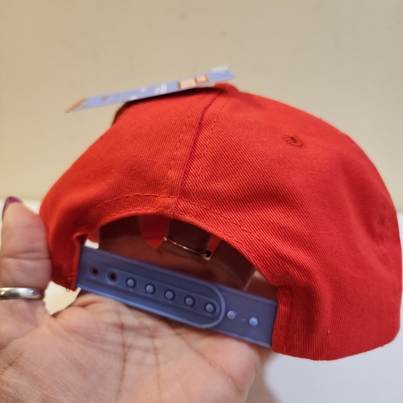 Super Mario Bross Adjustable Red and Blue Cap with Mario Design OS - Picture 9 of 11